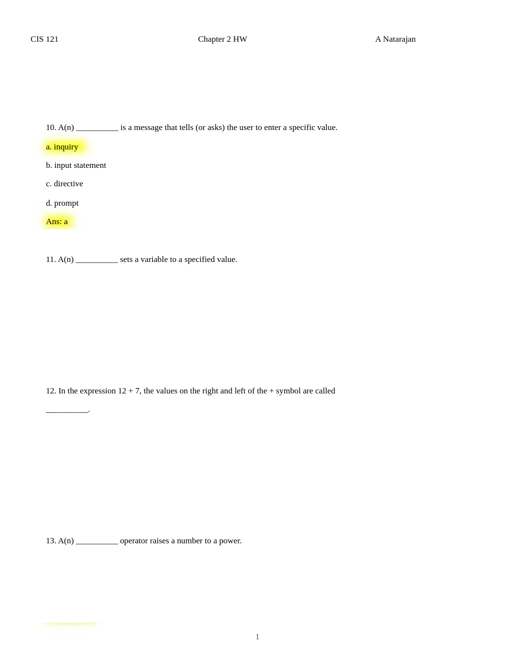 CIS121_CH2_ANATARAJAN.docx_dnrd1rje603_page1