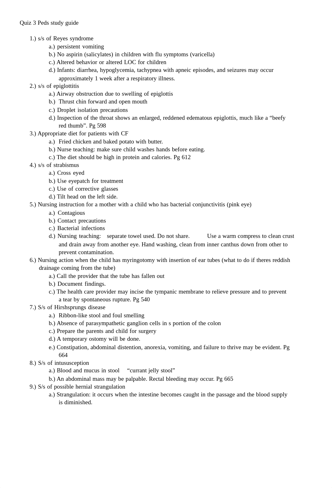 PEDS Study guide Quiz 3 .pdf_dnreb6ct5hl_page1