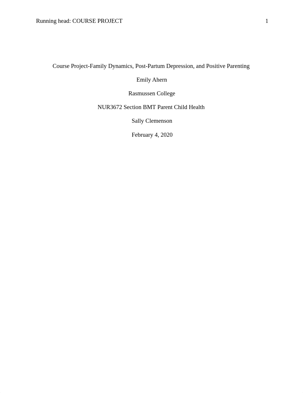 Eahern_module 05 course project written assignment family dynamics post-partum depression_020420.doc_dnrk2jpgagw_page1