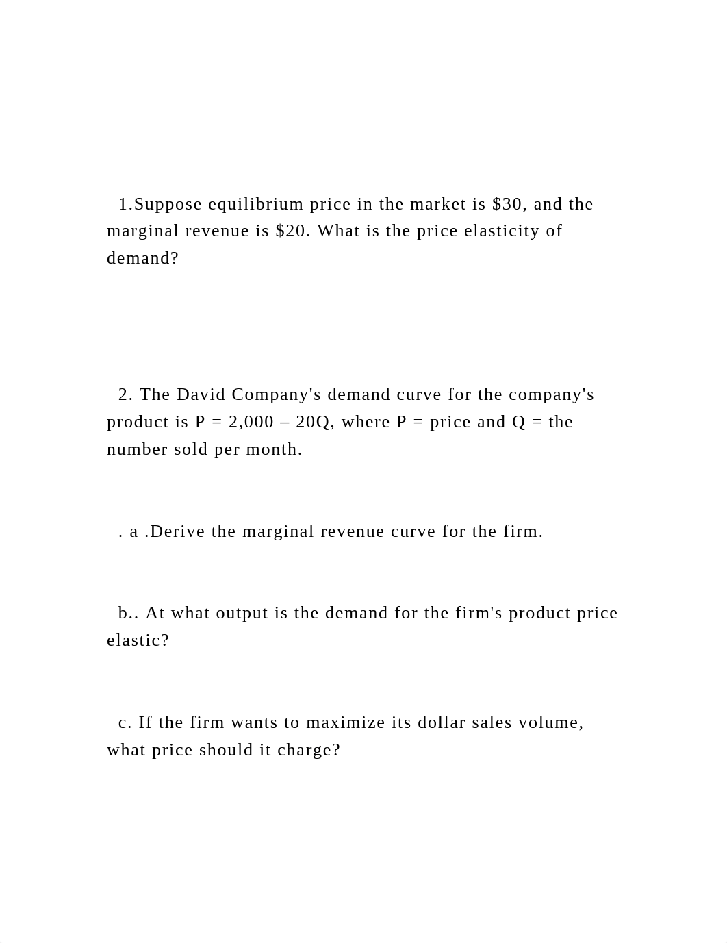 1.Suppose equilibrium price in the market is $30, and the mar.docx_dnrprvzo9ws_page2