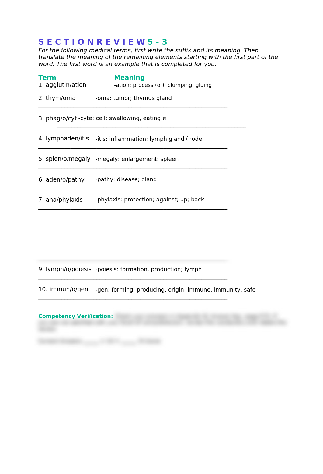 AHS 115 - Chapter 5 (Section Review 5-1, 5-2, 5-3, 5-4, Vocabulary & Medical Terms) (1).docx_dnryqp3okyv_page4