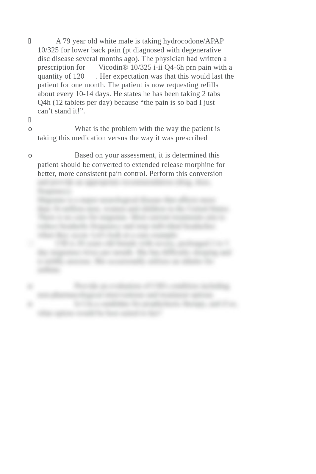 A 79 year old white male is taking hydrocodone.docx_dns2hkza3g4_page1