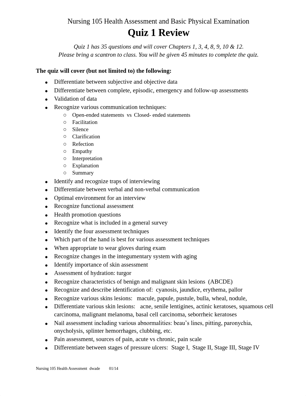 Nursing 105 Health Assessment QUIZ 1 REVIEW 3-04-2015.pdf_dns6xzrgtwy_page1