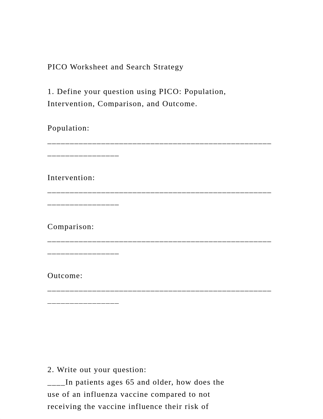 PICO Worksheet and Search Strategy 1. Define your question usi.docx_dnskqganj7r_page2