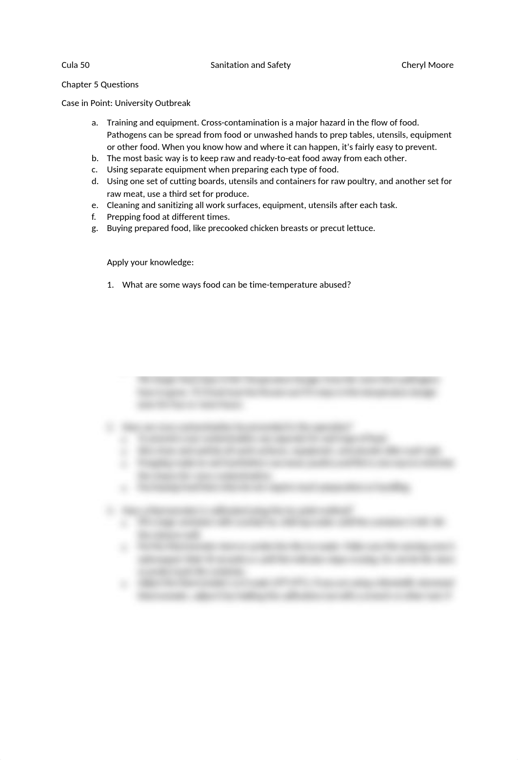 Cula 50                                  Chapter 5 Questions                        Sanitation and S_dnsl2vdkykn_page1