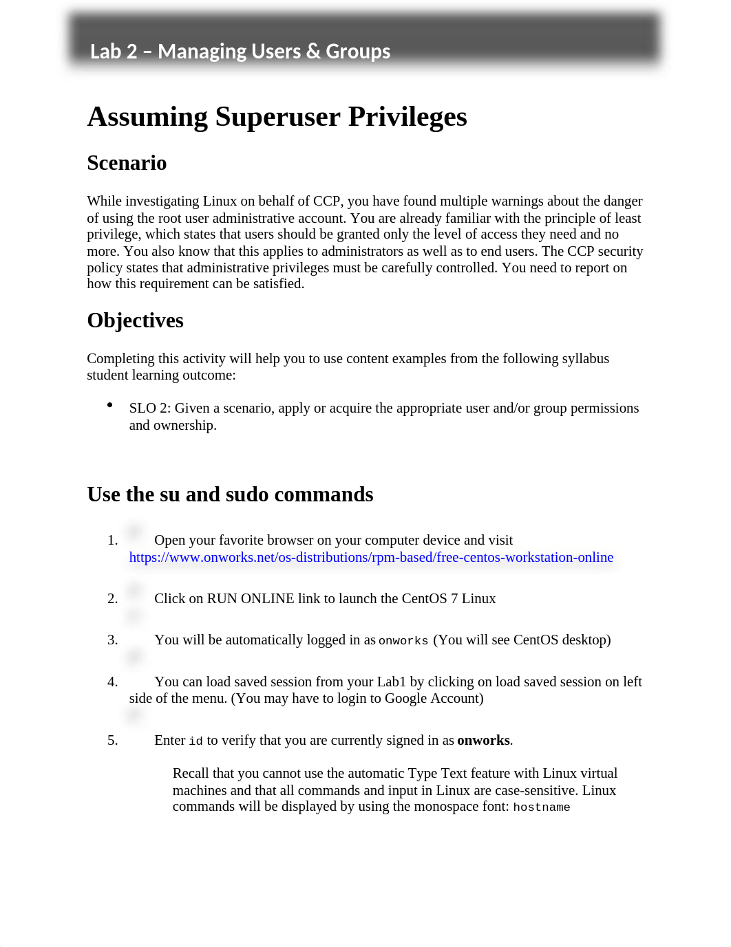 Lab 2 - Managing Users, Groups, and Profile.docx_dnsrpl0qd1v_page1