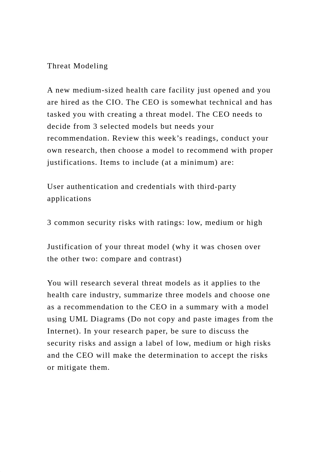 Threat ModelingA new medium-sized health care facility just ope.docx_dnsvhr11qkp_page2