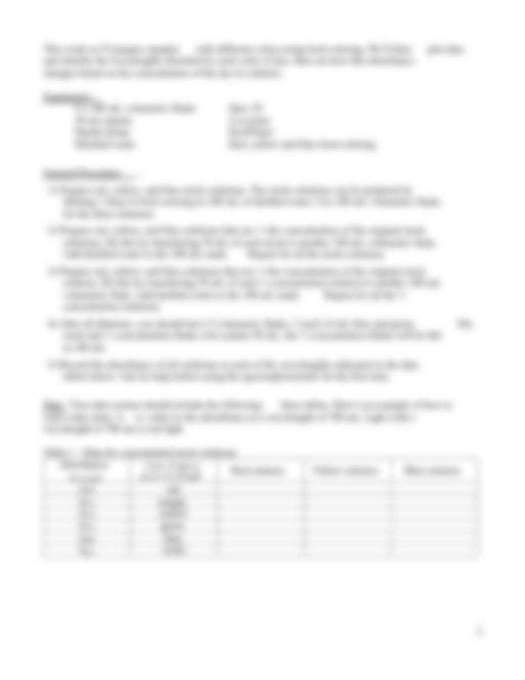 Lab Handout - The Effect of Concentration and Color on the Absorbance of Light.pdf_dntamka6luu_page2