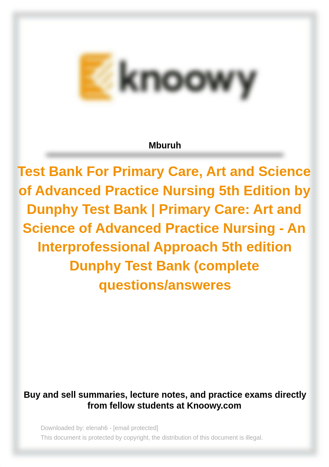 Test Bank Primary_Care_5e_Dunphy_.pdf_dntt999blsg_page1