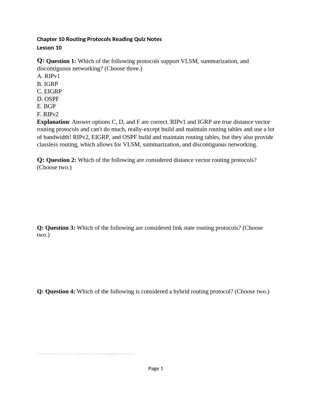 Chapter 10 Routing Protocols Reading Quiz Notes.docx_dntuamzuk93_page1