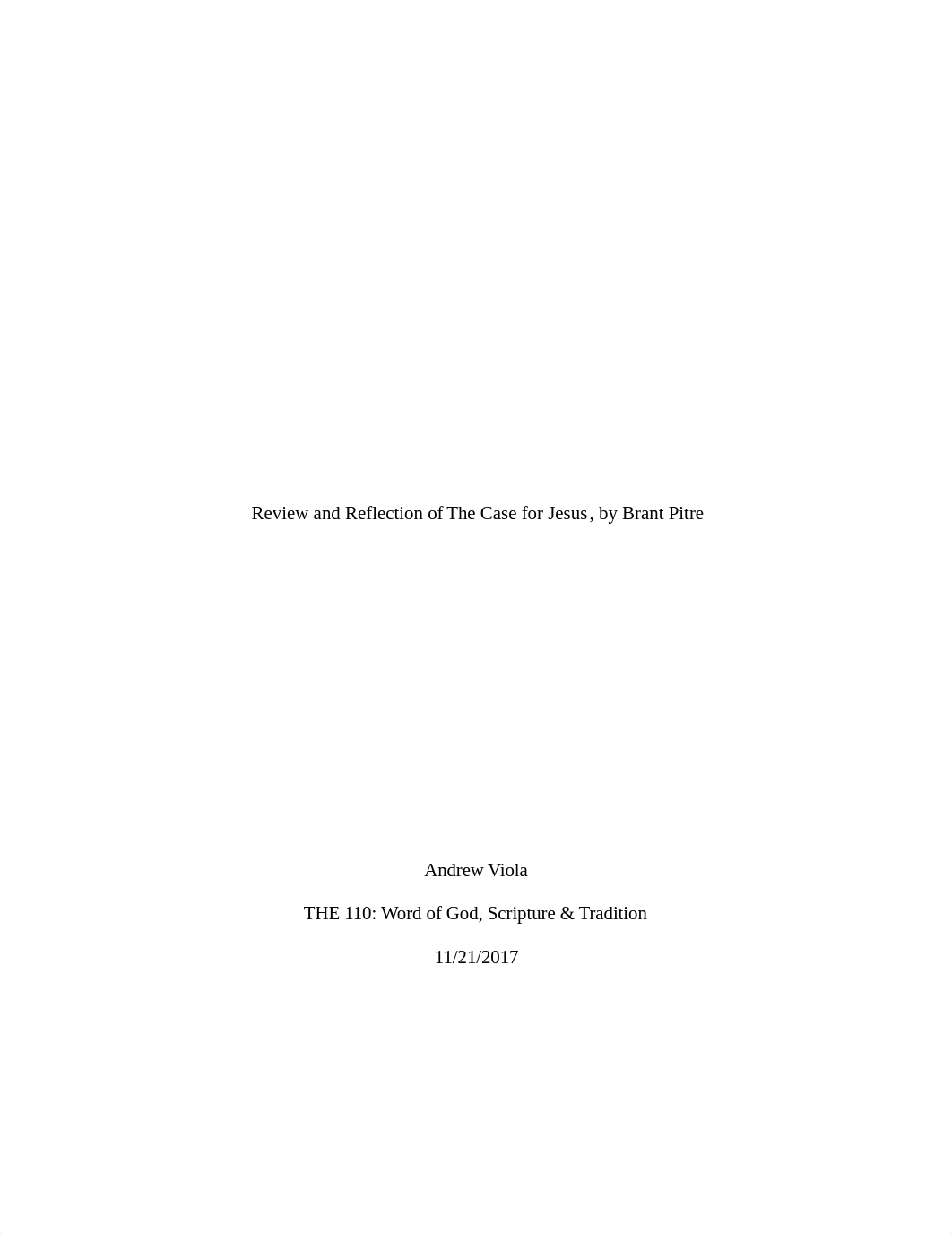 Final draft of Review and Reflection of The Case for Jesus, by Brant Pitre.docx_dnu7e9pigb2_page1