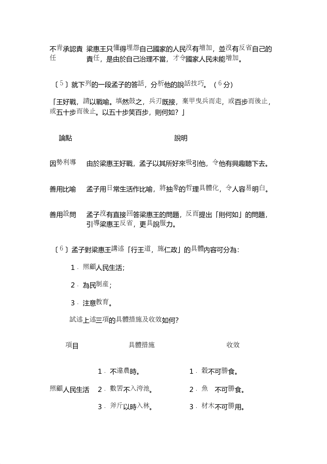 《寡人之於國也章》問答.docx_dnu9899m53x_page3