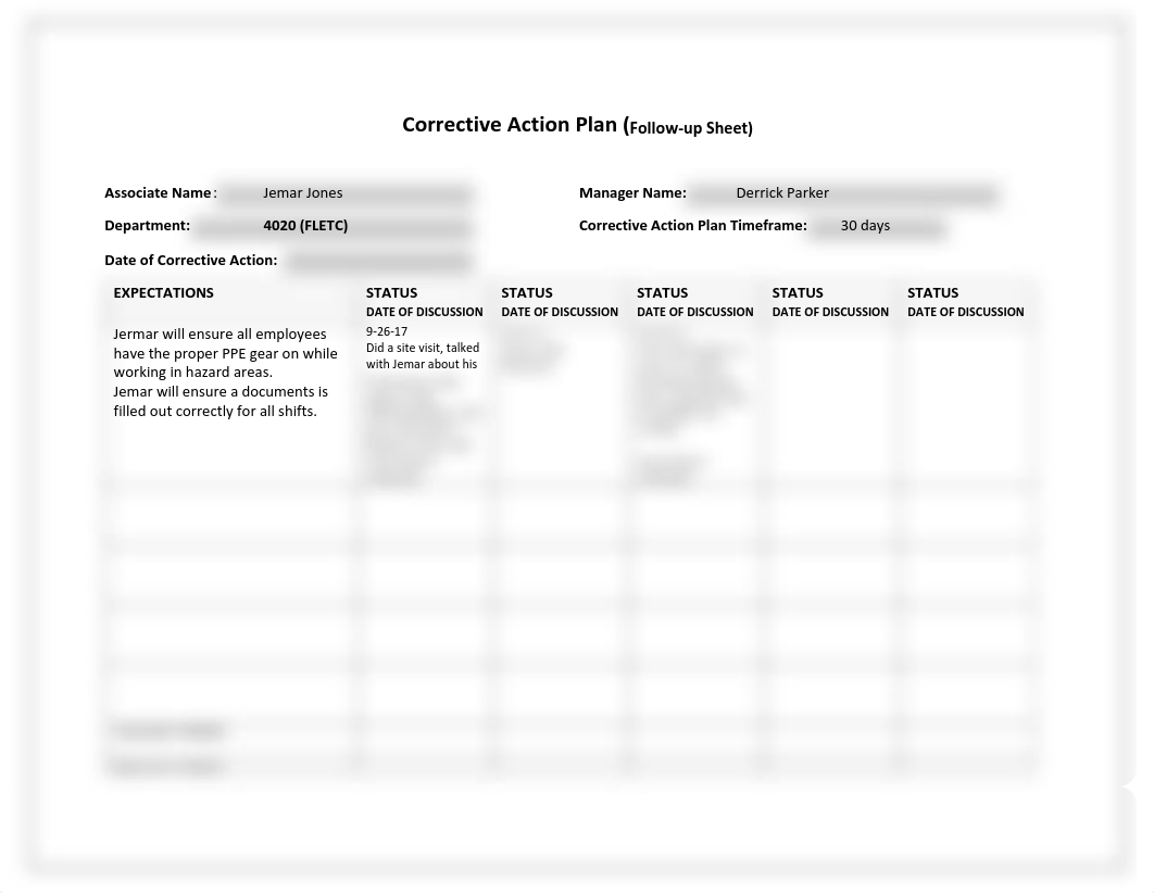 Corrective Action Plan Follow Up Sheet for Jermar Jones.pdf_dnubn38qkep_page1