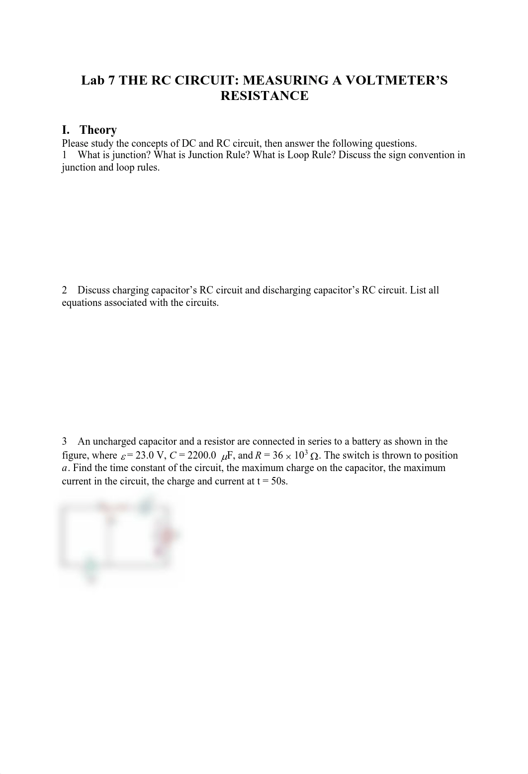 Lab 7 THE RC CIRCUIT MEASURING A VOLTMETER'S RESISTANCE .pdf_dnudxrd5bk0_page1