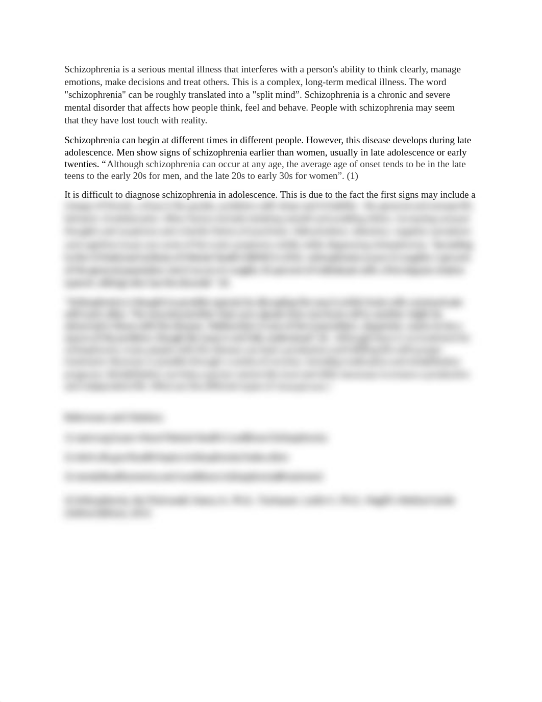 Schizophrenia is a serious mental illness that interferes with a person.docx_dnuhk4yedbz_page1