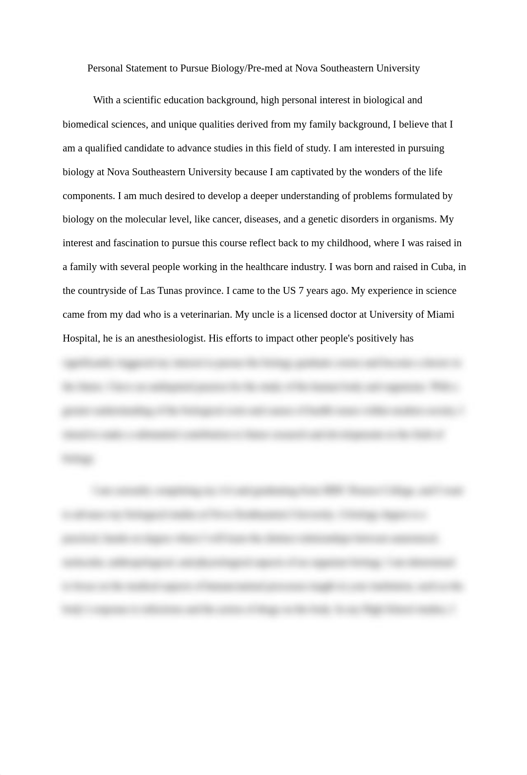 Personal Statement to Pursue Biology.docx_dnujnn8wypq_page1