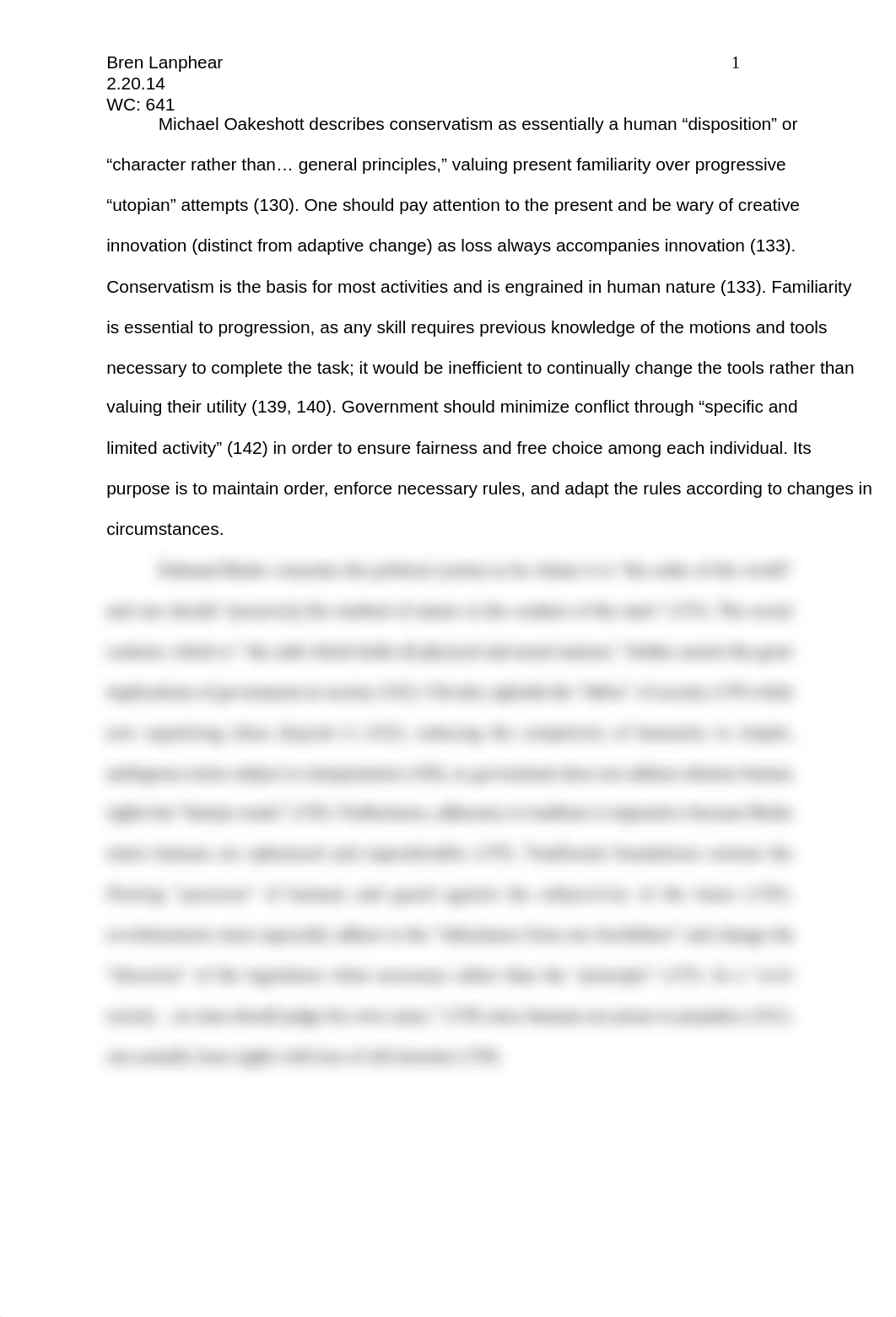 Oakeshott and Burke Review and Analysis Essay_dnutv6h9pql_page1