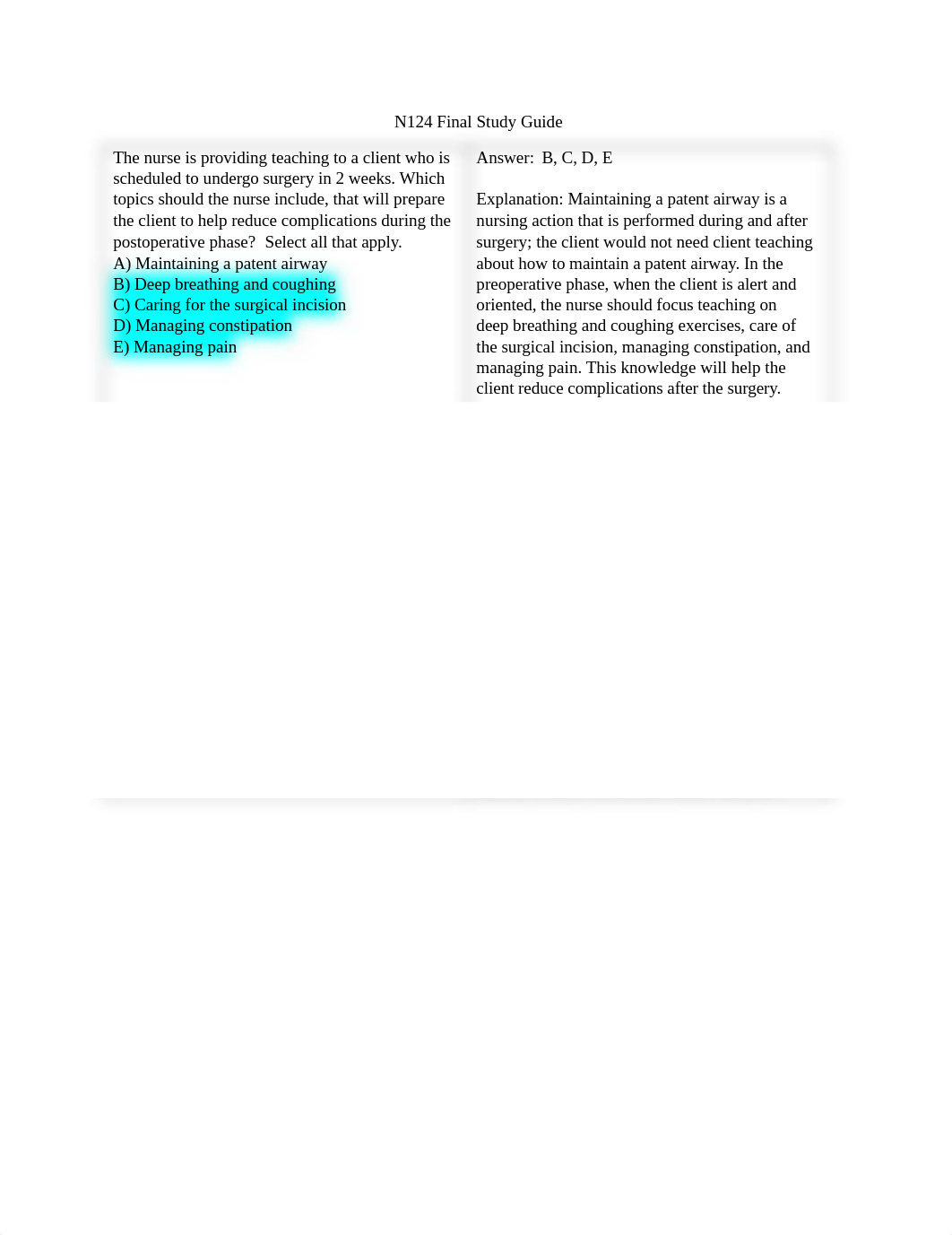 N124 Final Study Guide.docx_dnv40534c8v_page1