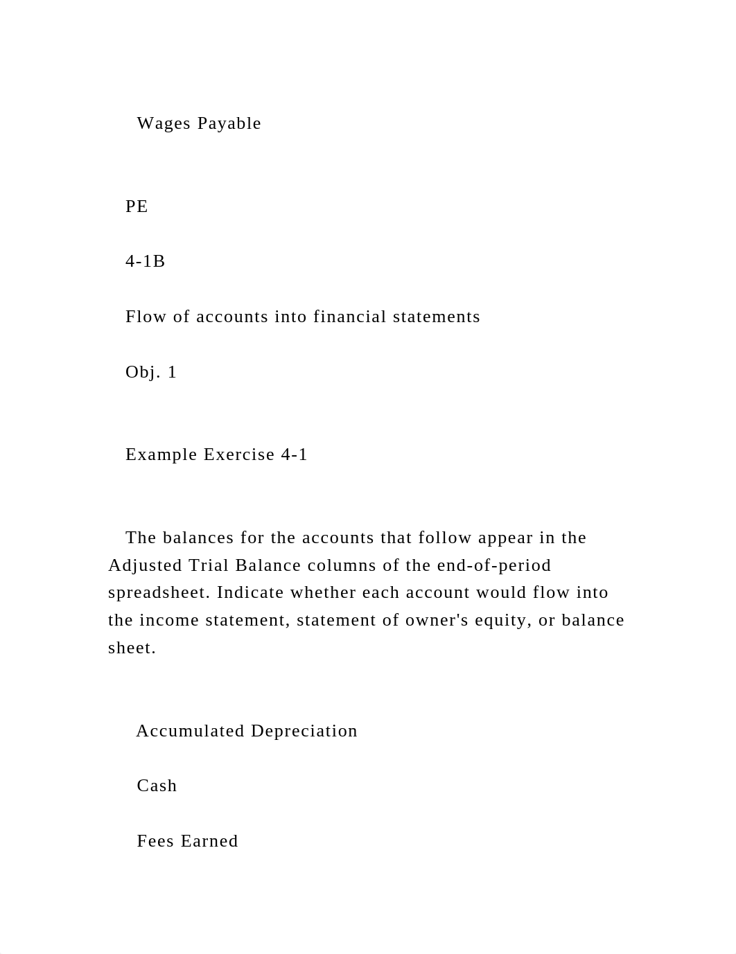 Complete the attached, Problem 4-1A Template.  Please refer to .docx_dnv5vu2jhdt_page4