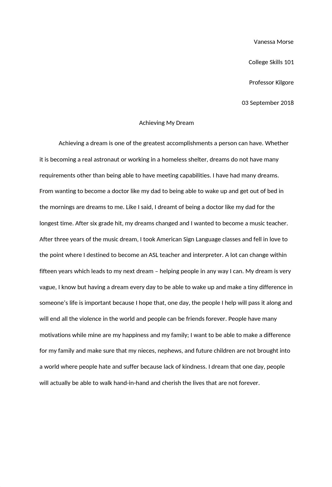 Achieving My Dream Essay.docx_dnv995imo88_page1