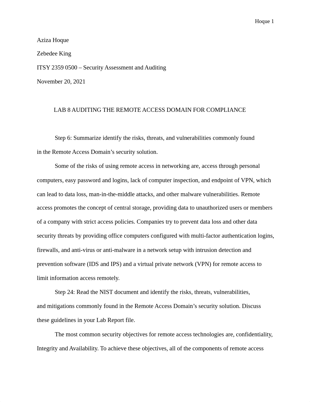 LAB 8 AUDITING THE REMOTE ACCESS DOMAIN FOR COMPLIANCE.docx_dnvaunpiqp2_page1