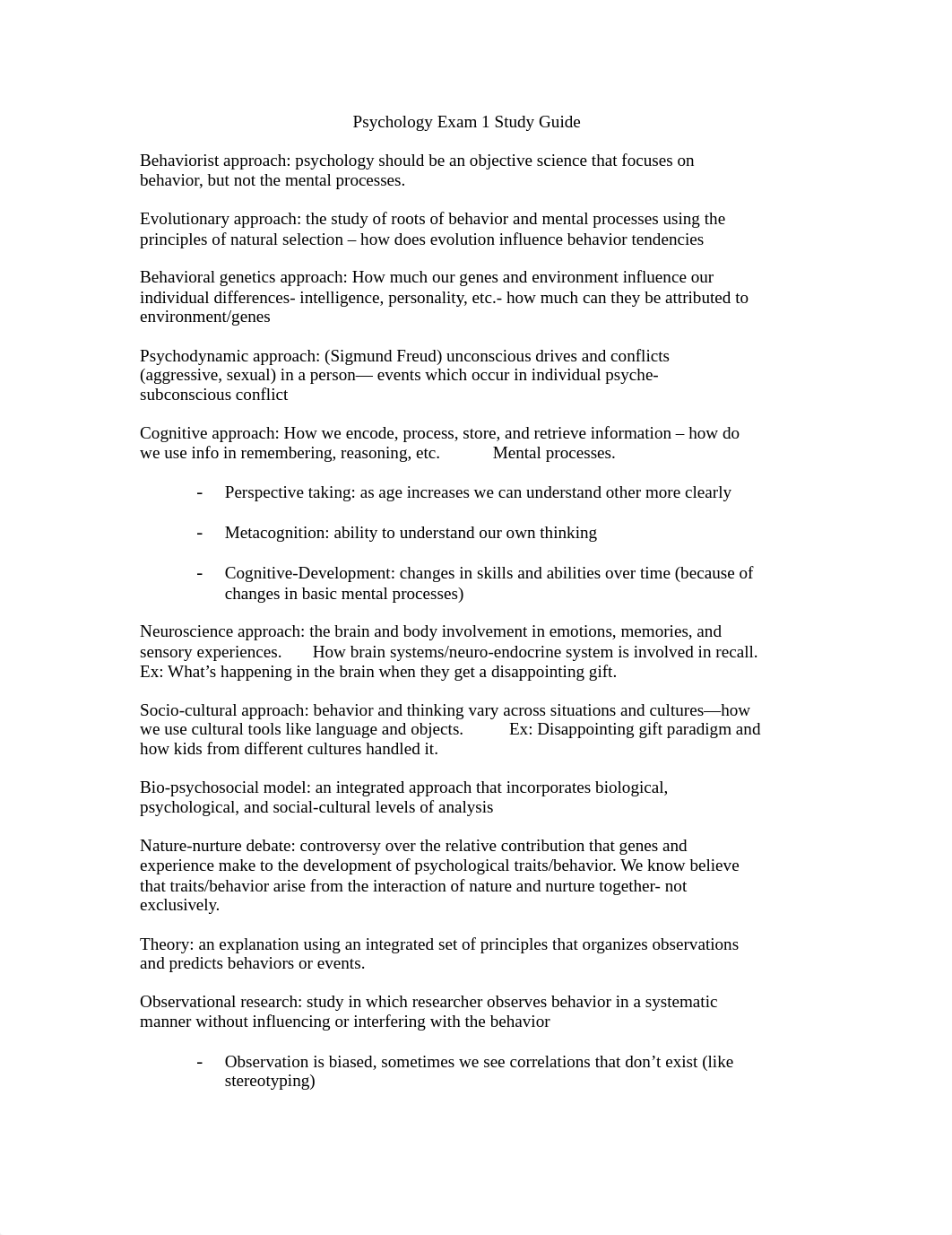 Psychology Exam 1 Study Guide_dnvl3k69jiq_page1