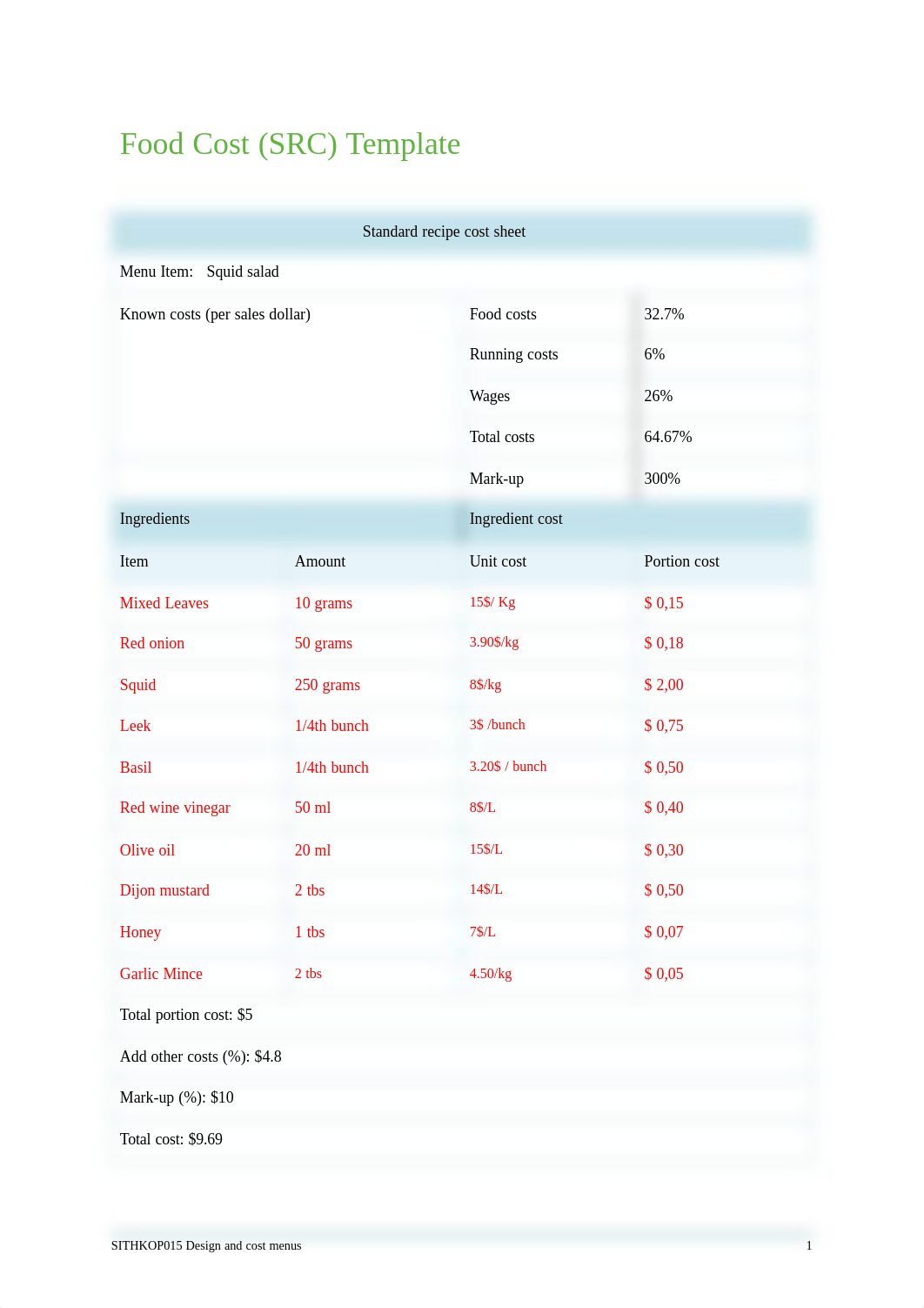 SITHKOP015 food cost and menu pricing.pdf_dnvqoivth9v_page1