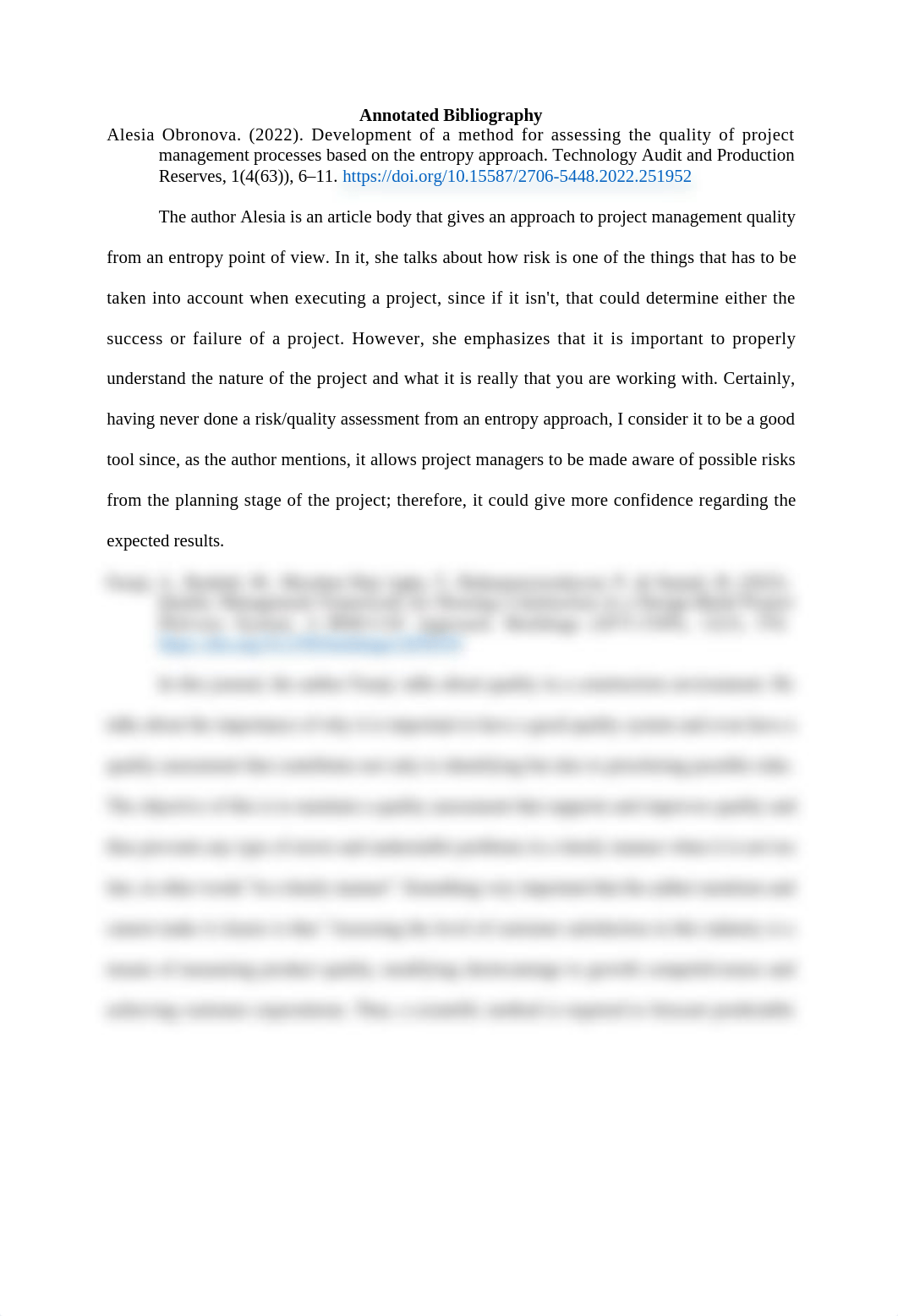 Cespedes, M - Literature Review How are risk and complexity related to project quality management.do_dnvxg1vwfwz_page1