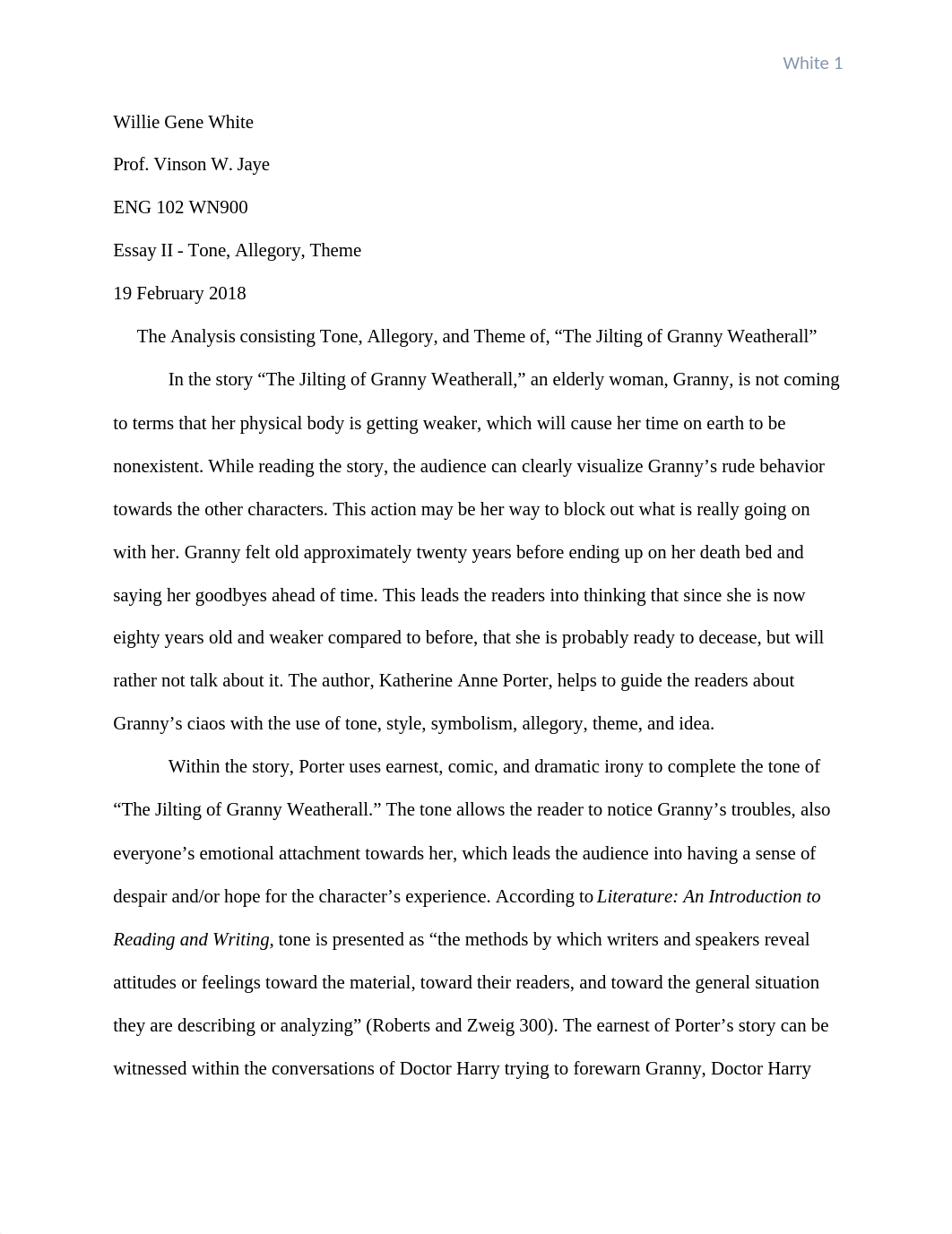 Essay II - Tone, Allegory, Theme.docx_dnw3j9vam99_page1