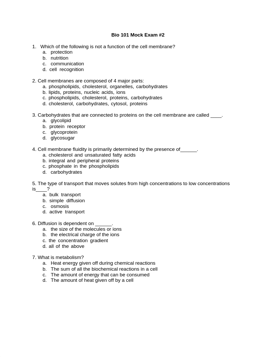 Bio 101 Mock Exam 2_dnw6tf9ytwp_page1