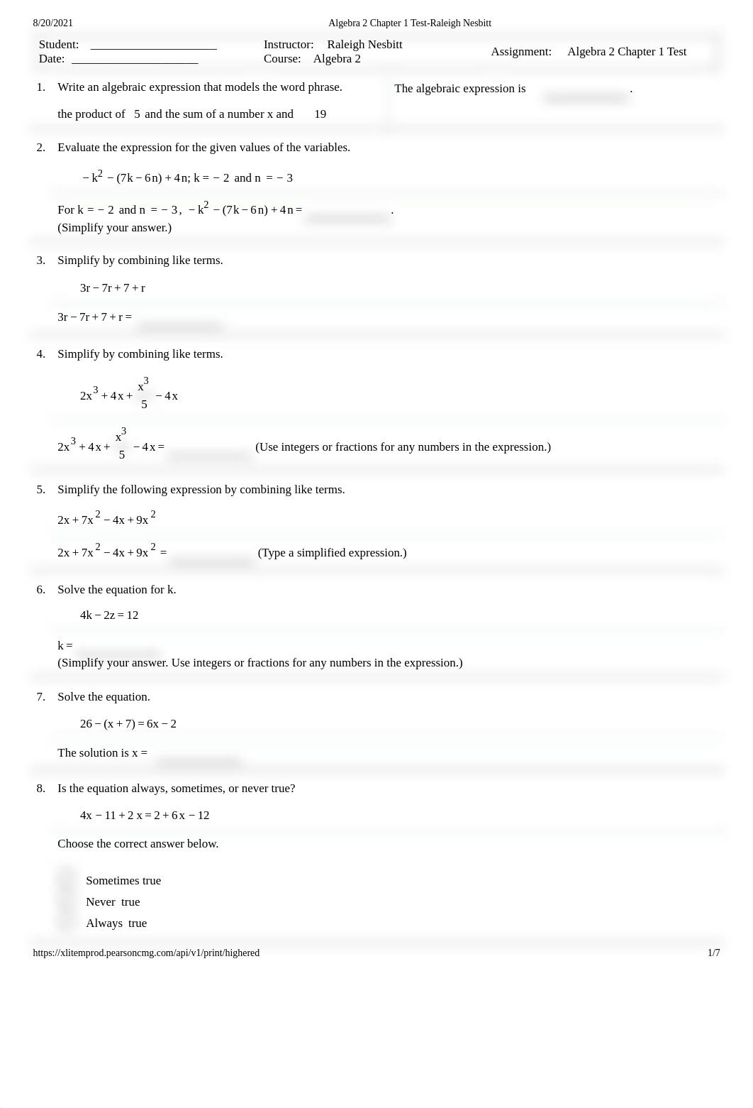 Algebra 2 Chapter 1 Test.pdf_dnwmqir9rsv_page1