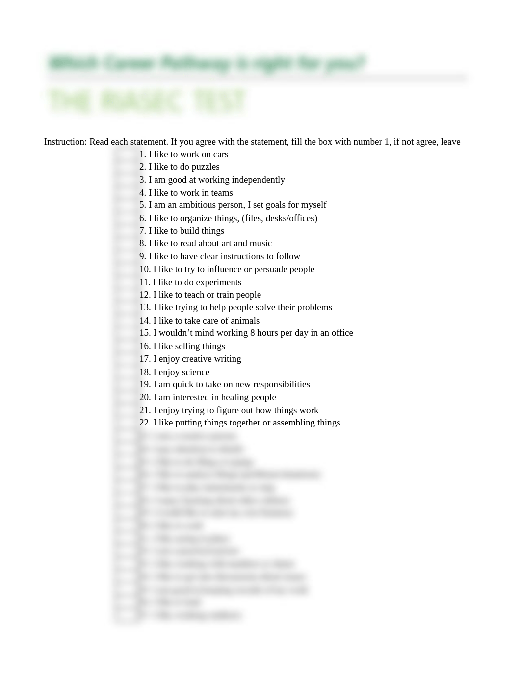 1. The RIASEC Career Test.xlsx_dnwmw7w2ion_page1