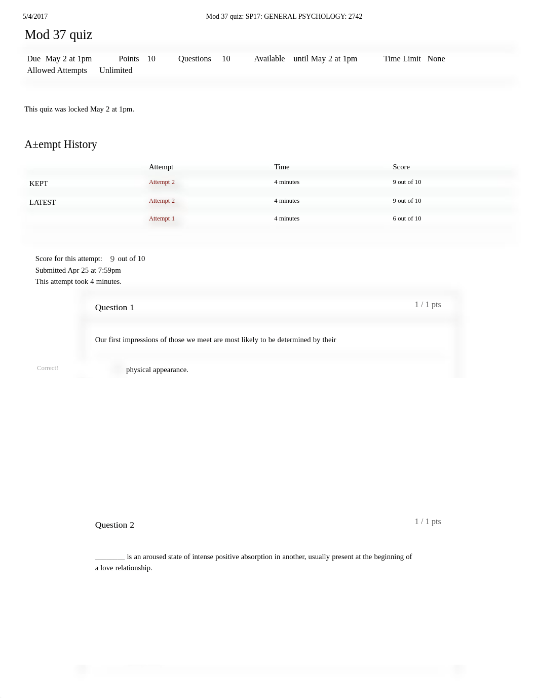 Mod 37 quiz_ SP17_ GENERAL PSYCHOLOGY_ 2742.pdf_dnwpkcxljcm_page1