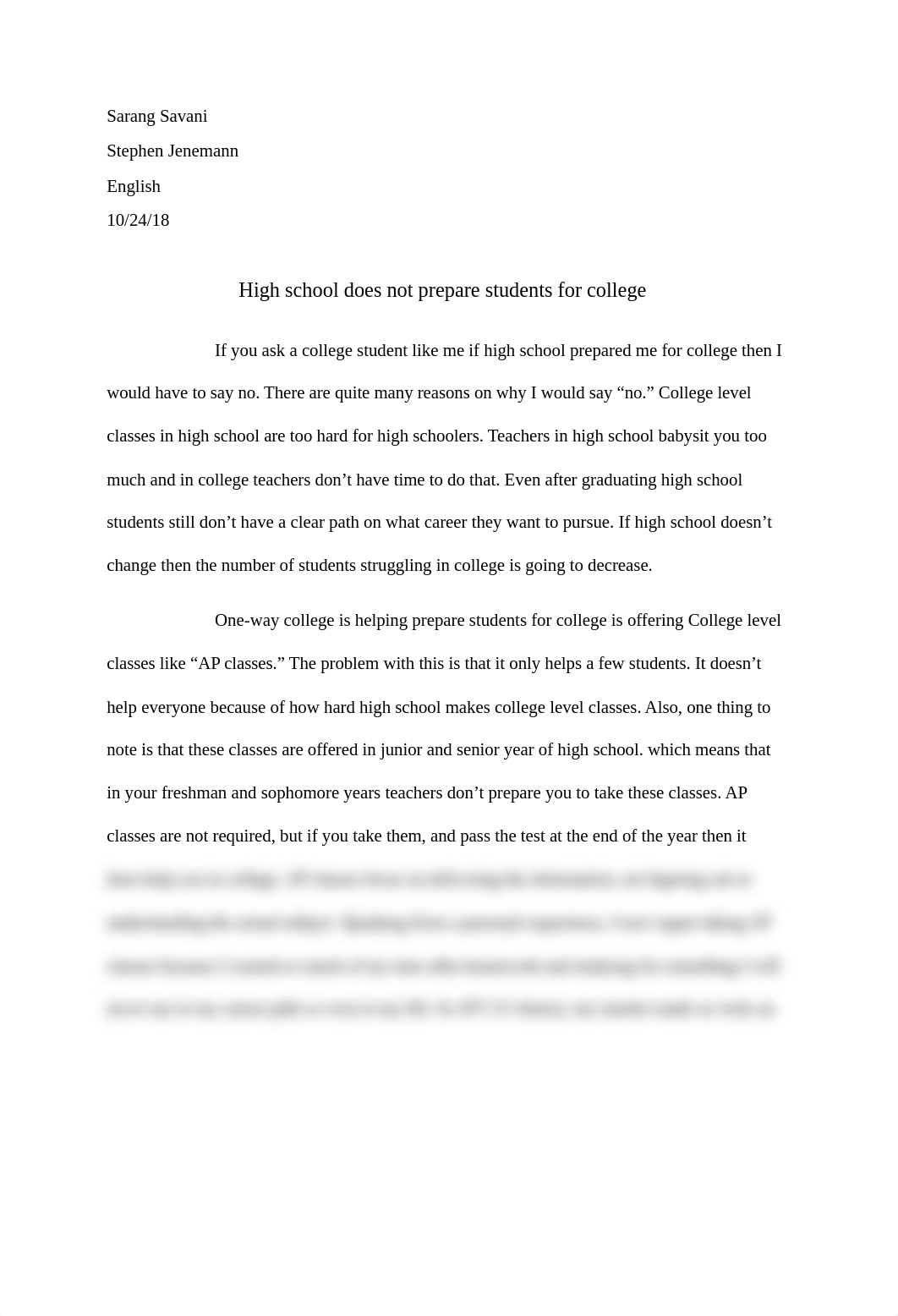 High school is not preparing students for college.docx_dnwrr2ssigc_page1