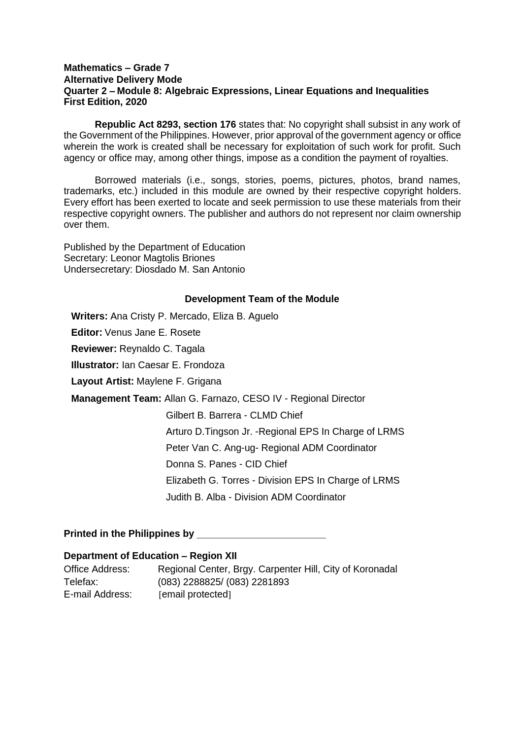 ADM_Math7_Q2_Module8_Algebraic Expression, Linear Equation and Inequalities.pdf_dnx467d8yuv_page2