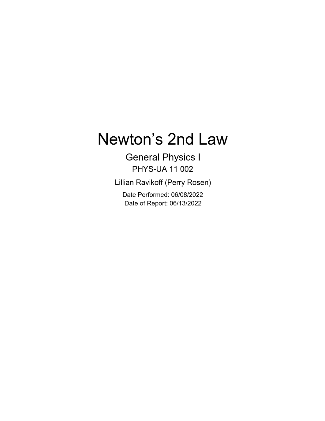 Newton's 2nd Law Lab Report.pdf_dnxpg69klb5_page1