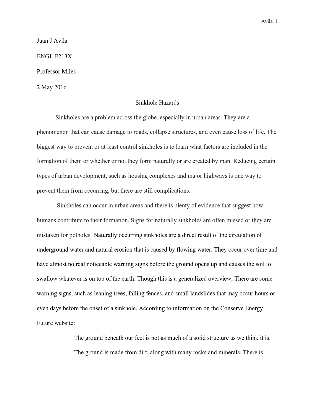 Juan Avila-Research Paper- Sinkhole Hazards_dnxshxwwngu_page1