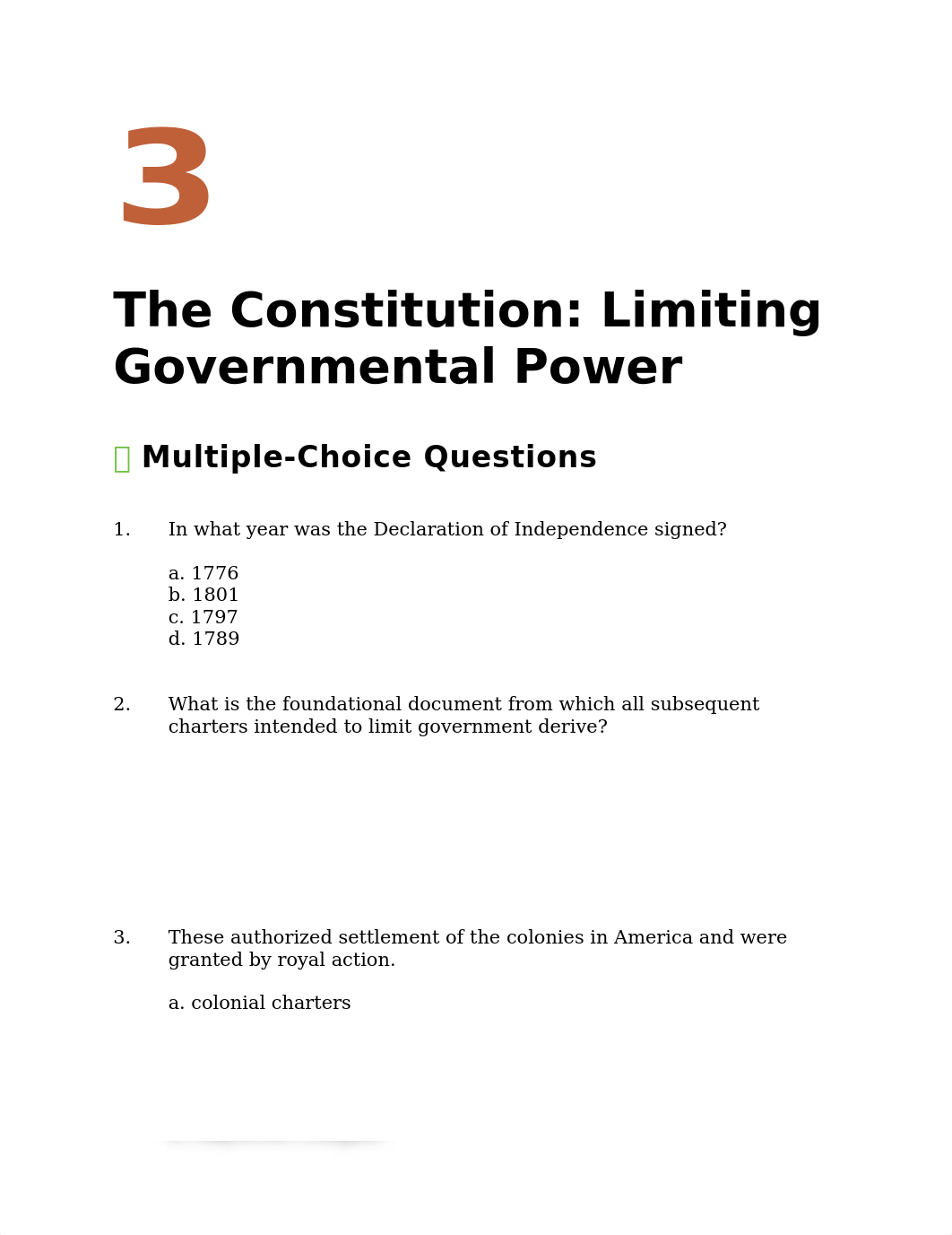 CAU American Government Dye Ch. 3 questions Class work ques. 1-25 Ch. 3 without answers.docx_dnxvllcsswv_page1