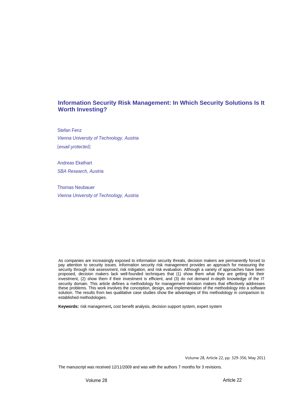 2011 - Fenz - Information Security Risk Management In Which Security Solutions Is It Worth Investing_dny37rf8tv8_page2