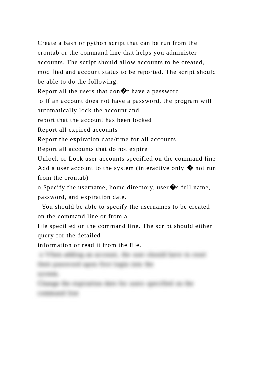 Create a bash or python script that can be run from the crontab or t.docx_dny9jryuma3_page2