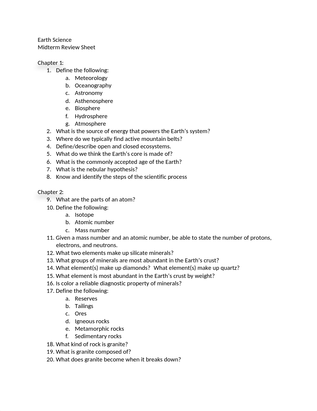 Earth Science-Midterm rev sheet.docx_dnyk2zyqggj_page1