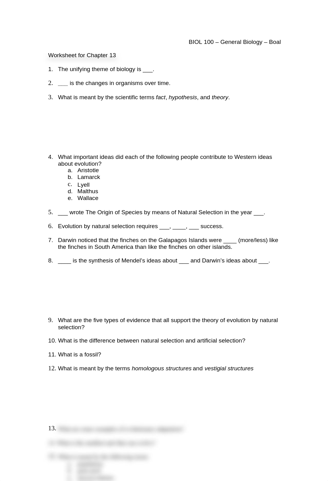 ch 13 - how populations evolve - worksheet - class_dnyqr31xvwq_page1