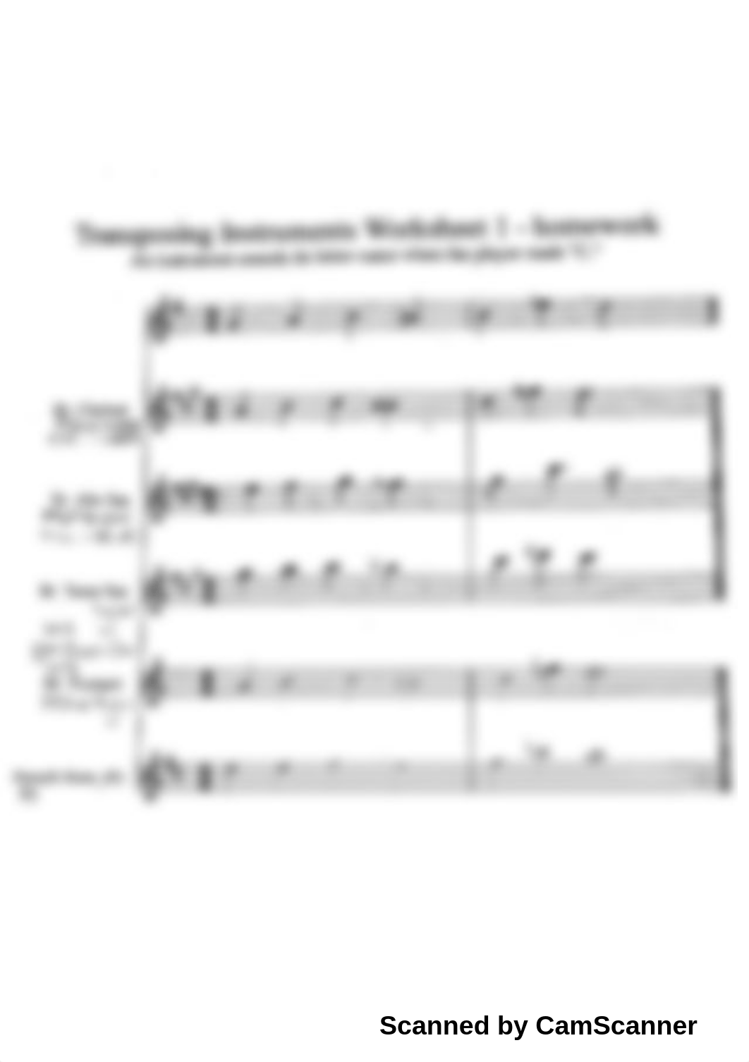 Transposing Instruments Worksheet - Homework_dnz4x2uyjds_page1