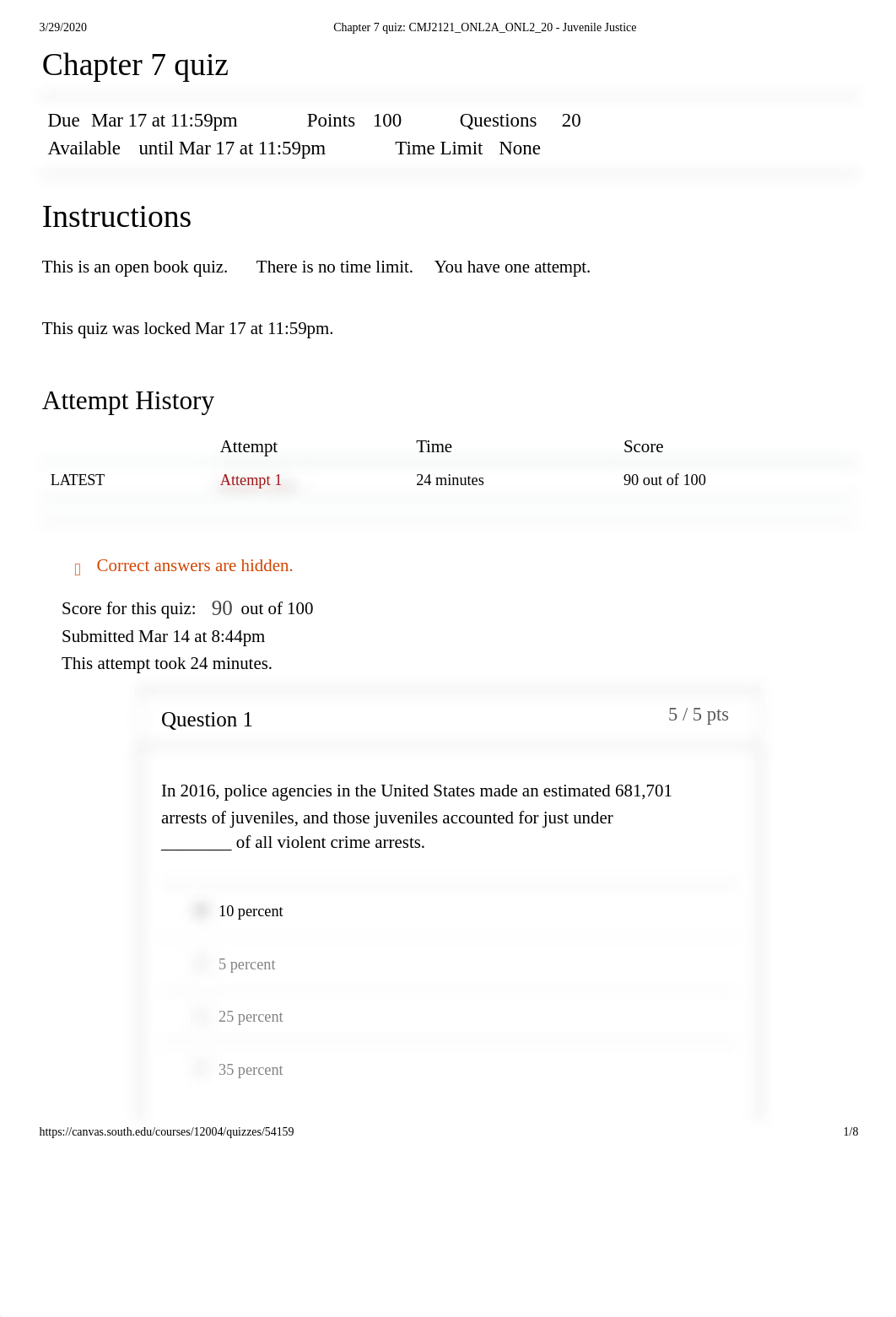 Chapter 7 quiz_ CMJ2121_ONL2A_ONL2_20 - Juvenile Justice.pdf_dnzeux6r3zb_page1