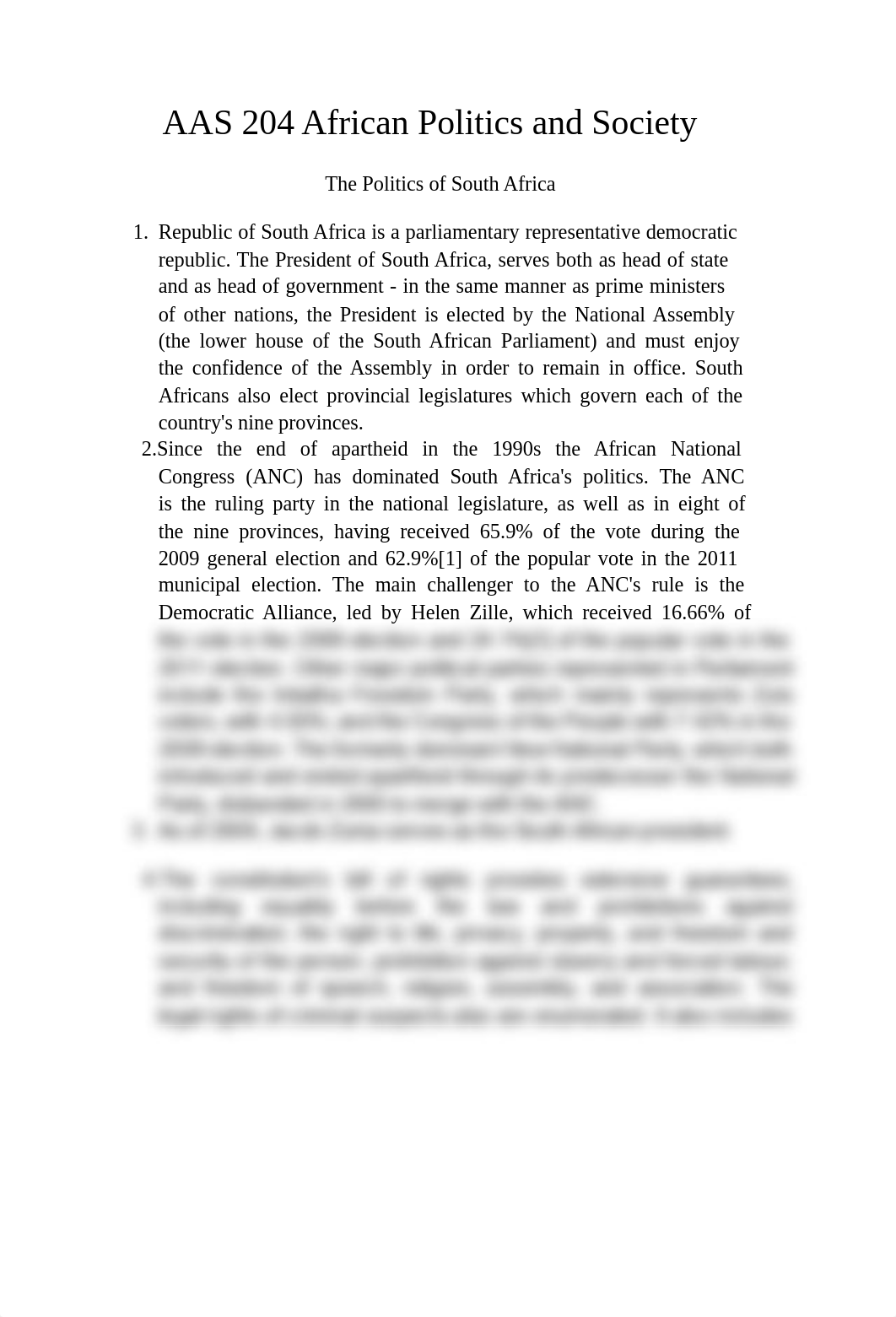 AAS 204 African Politics and Society (The Politics of South Africa)_dnzmglap8ab_page1