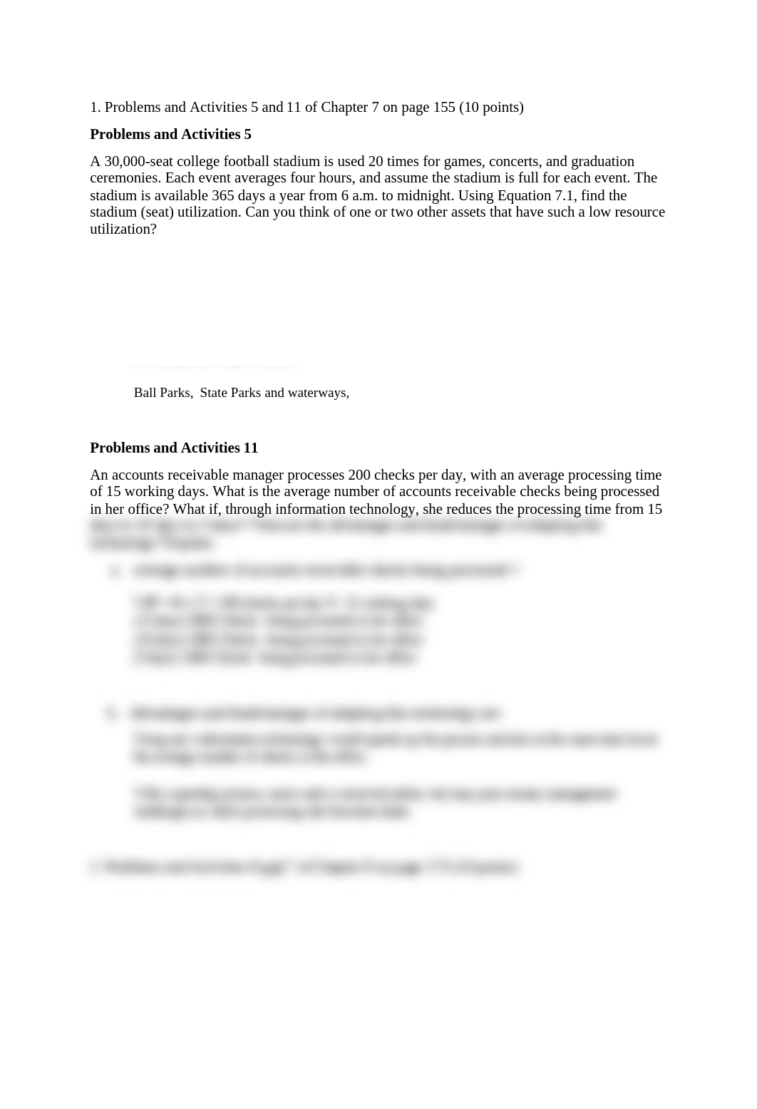 Exercise Chapter 7, 8 - Process Design and Assembly Line Balancing (Gradebook Value = 20 points) due_dnztx66zywo_page1