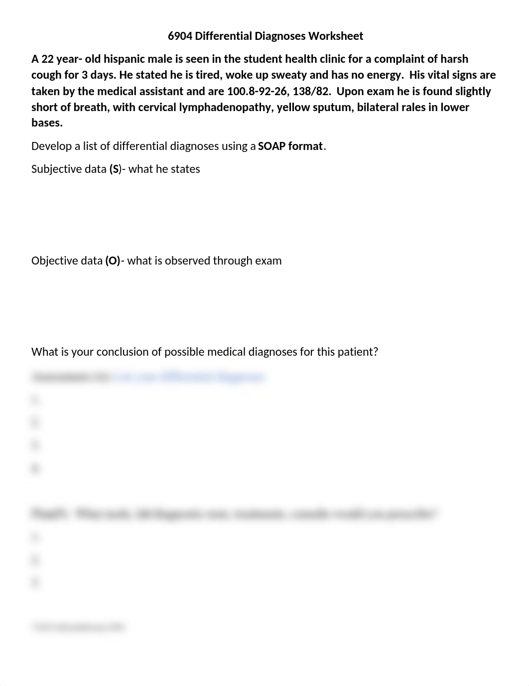 6904 Differential Diagnoses Worksheet 2022.docx_dnzwkayrzdh_page1
