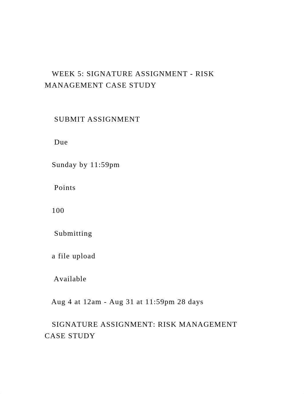 WEEK 5 SIGNATURE ASSIGNMENT - RISK MANAGEMENT CASE STUDY  .docx_do032jrc6pu_page2