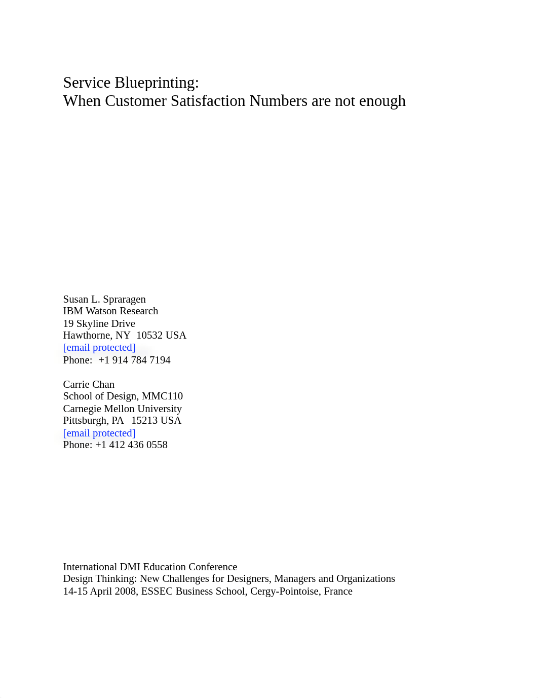 Spraragen & Chan (2008) Service Blueprinting - When Customer Satisfaction Numbers Are Not Enough(1)._do05t2g04pk_page1