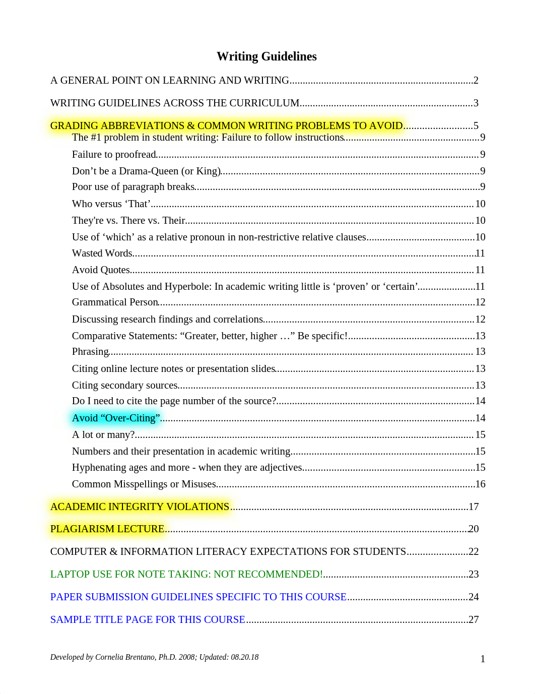 1 - Syllabus Appendix I - Writing Guidelines 2018 (1).docx_do0r7vg8k2c_page1